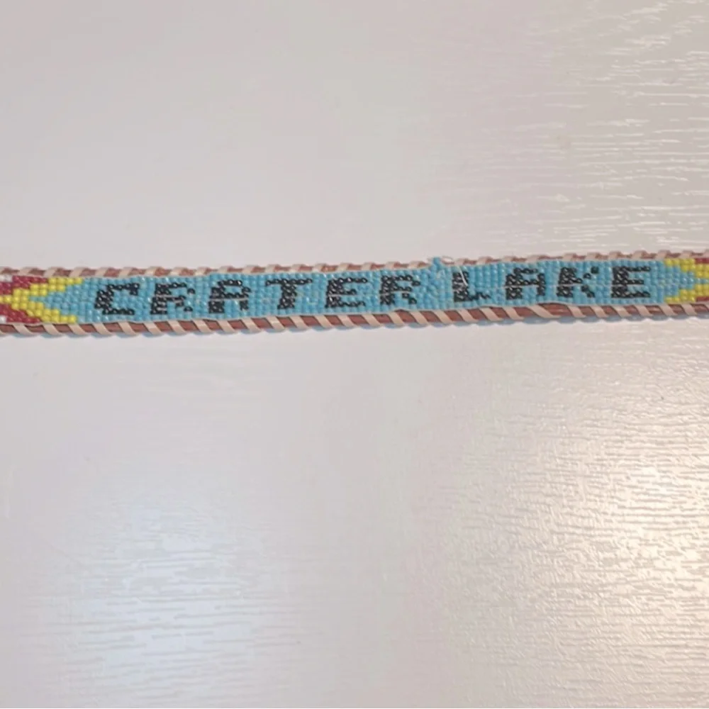 Vintage crater lake belt Childs size 28 or adult